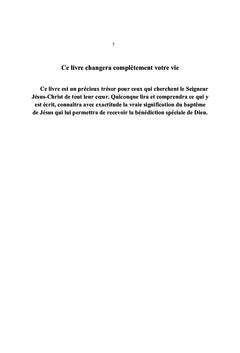 La Vraie Signification Du Bapteme De Jesus