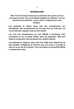 Les nouvelles paraboles de Jésus
