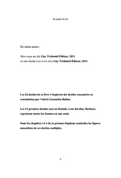 En quête de toi