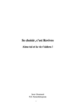 Aime-toi et la vie t'aidera !