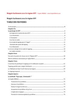 Maigrir facilement avec l'EFT