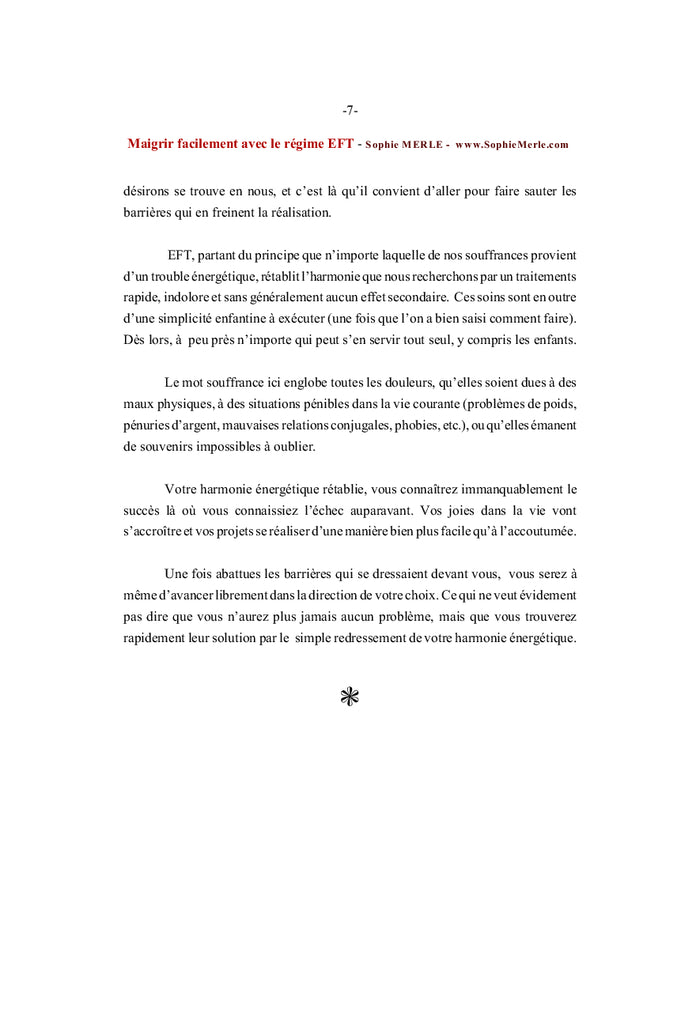 Maigrir facilement avec l'EFT