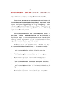 Maigrir facilement avec l'EFT