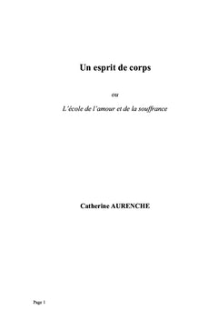Un esprit de corps