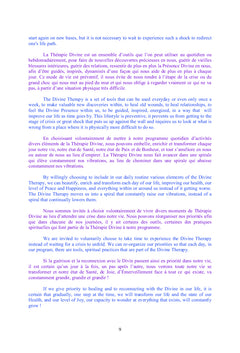 La Therapie Divine - The Divine Therapy