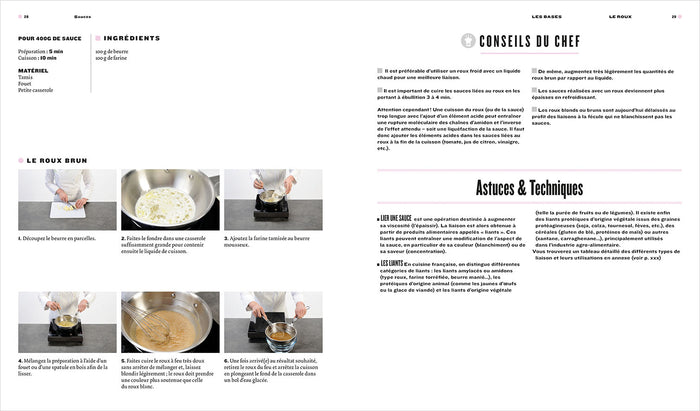 Sauces, Leçons en pas à pas