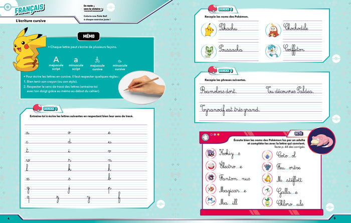 Les incollables - Pokémon - Toute mon année de CP