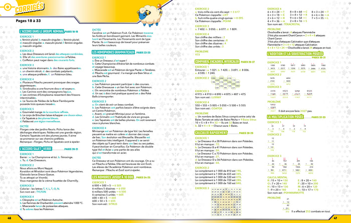 Les incollables - Pokémon - Toute mon année de CE2