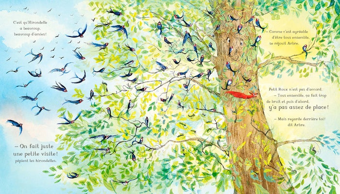 L'arbre de Petit Roux, l'écureuil