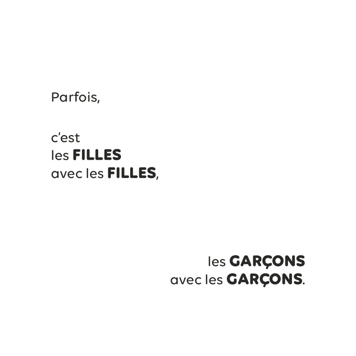 Dans la cour de l'école