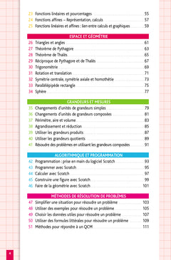 Objectif Brevet - Fiches Maths 3e
