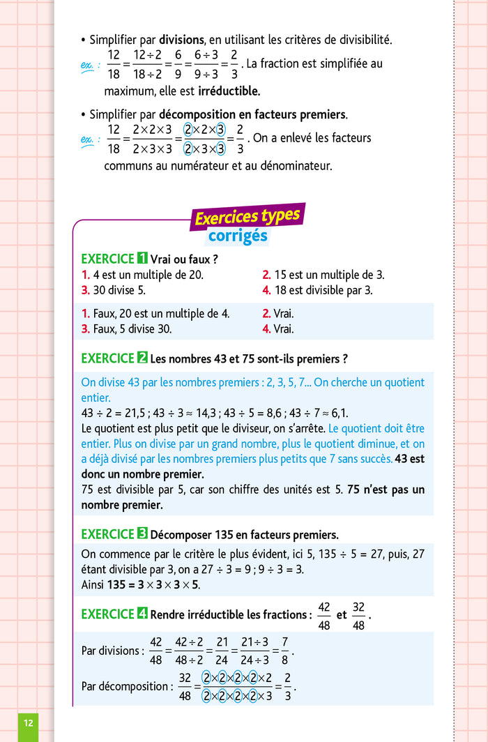 Objectif Brevet - Fiches Maths 3e