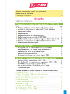 Objectif Brevet - Fiches Histoire-Géographie-EMC 3e