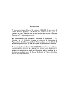 Etude Structurale et Photoluminescence des Phosphites de Terres Rares