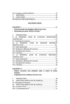 Etude Structurale et Photoluminescence des Phosphites de Terres Rares