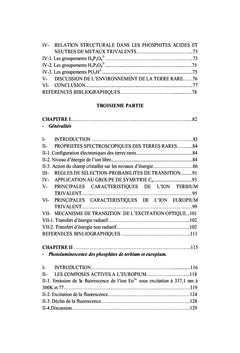 Etude Structurale et Photoluminescence des Phosphites de Terres Rares