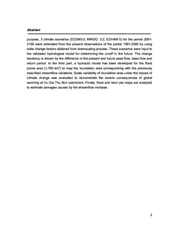 Deterministic hydrological modelling for flood risk assessment
