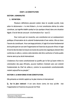 Des Inconstitutionnalités en Afrique