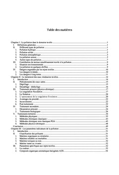 Le nécessaire pour traiter un rejet textile
