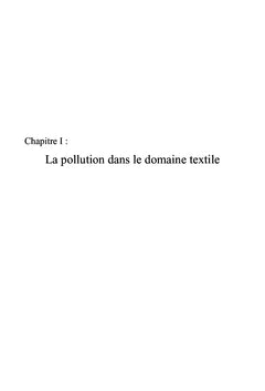 Le nécessaire pour traiter un rejet textile
