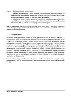 Le nécessaire pour traiter un rejet textile