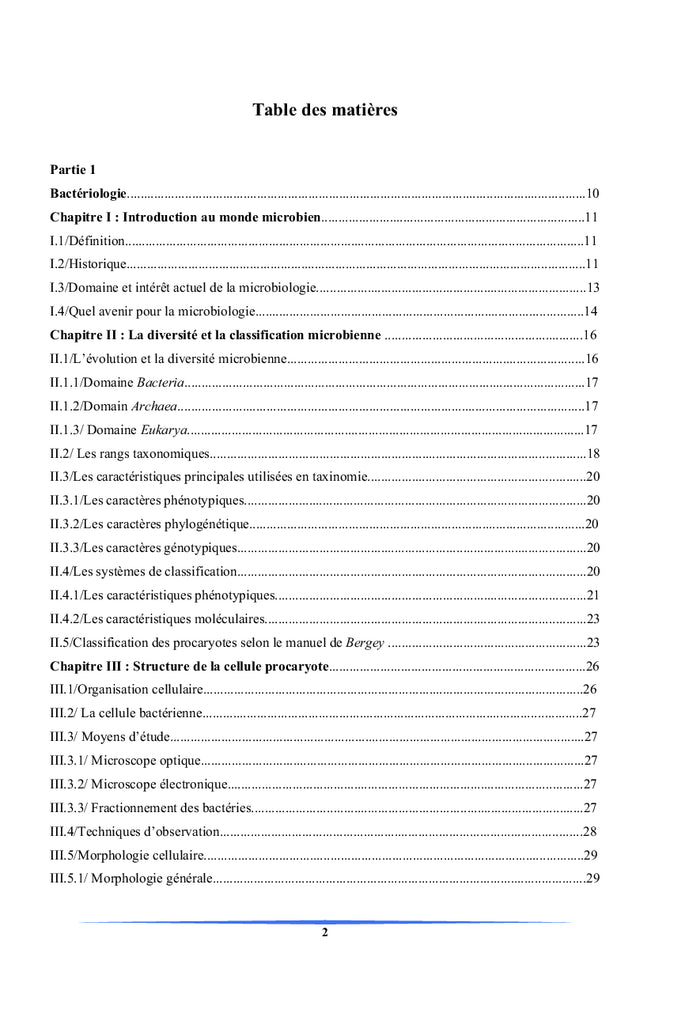 Microbiologie Fondamentale