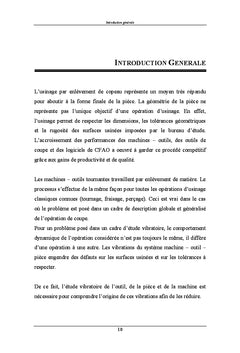 Dynamique non linéaire de l'opération de perçage