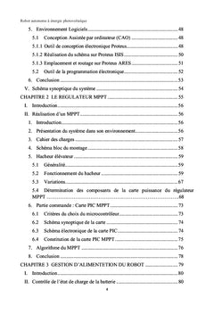 Robot autonome à énergie photovoltaïque