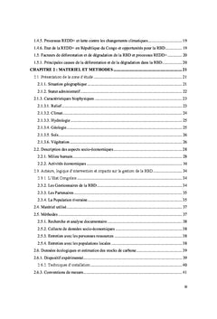 Gestion durable de la réserve de Biosphère de Dimonika