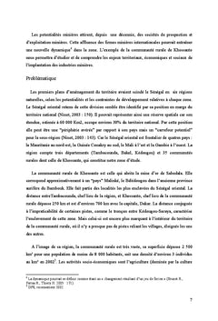 Mines et dynamiques spatiales dans le Sud-est du Sénégal