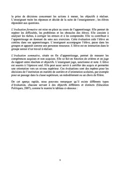 Petit manuel sur les pratiques d'évaluation chez les enseignants