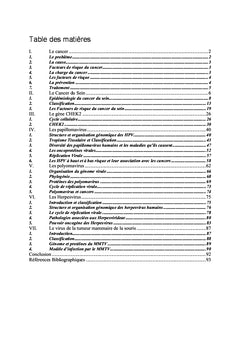 Cancer du sein : génétique, facteurs de risques et étiologie virale