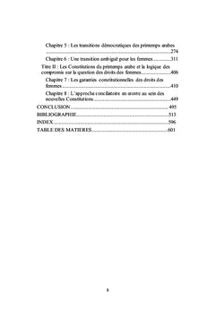 Droits des Femmes et Printemps Arabes