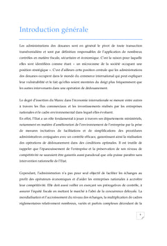 Audit de Catégorisation en Douane - Cas de la Direction Régionale Nord Ouest de l'ADII - Maroc