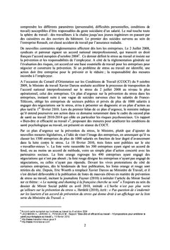 La prevention des risques psychosociaux.