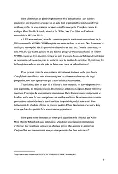 Les conditions de réussite d'une sous-traitance chinoise