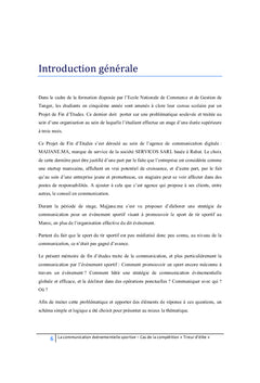 La communication événementielle sportive