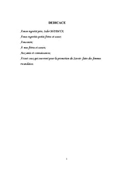 Effet du Programme de Forum des Femmes Rwandaises Parlementaire