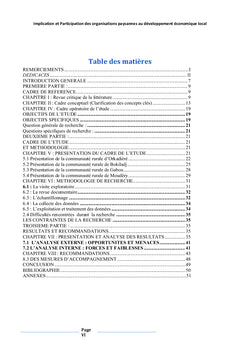 Implication et Participation des Organisations Paysannes au DEL