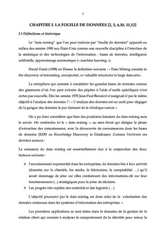 Une contribution du datamining à la segmentation du marché