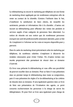 Reussir dans le télémarketing