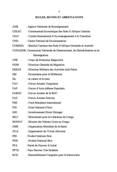 De la renaissance de la RDC dans le contexte géopolitique post-blocs
