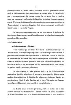 De la renaissance de la RDC dans le contexte géopolitique post-blocs