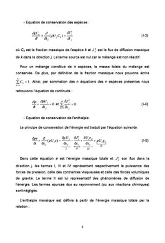 Modélisation d écoulements turbulents subsoniques à densité variable