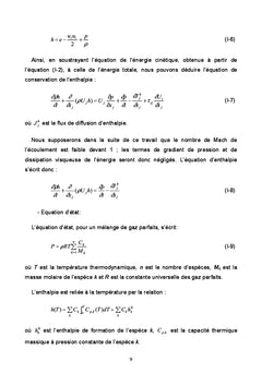 Modélisation d écoulements turbulents subsoniques à densité variable