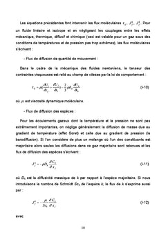Modélisation d écoulements turbulents subsoniques à densité variable