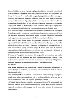 Contribution méthodologique à la gestion des bassins versant au Maroc