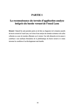 Contribution méthodologique à la gestion des bassins versant au Maroc