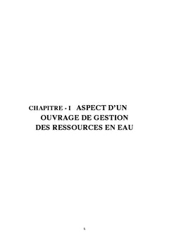 Dimensionnement d'ouvrage hydraulique pour la gestion de ressource eau