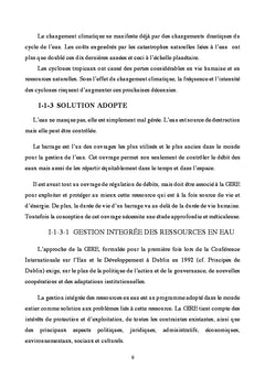 Dimensionnement d'ouvrage hydraulique pour la gestion de ressource eau